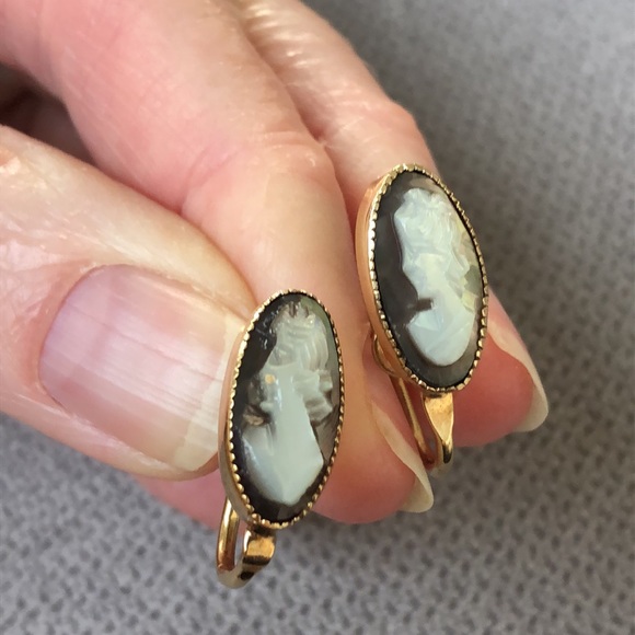 Gold Filled Vintage Victorian Antique Cameo - Picture 8 of 12